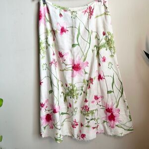 Dandy By Randim 100% Linen Skirt XL